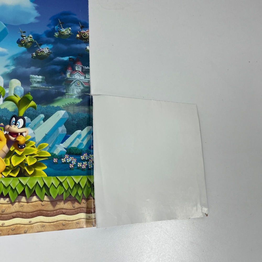 Nintendo New Super Mario Bros U Promo Poster Wii U Fold Out Panoramic 2012 Art - Picture 4 of 10
